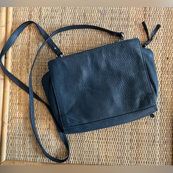 Kate Spade Baxter Street Sevilla Leather Crossbody Purse, Asphalt/Black - Picture 12 of 12